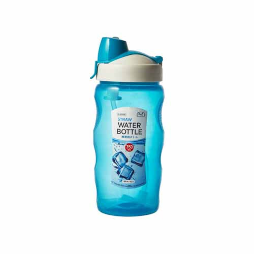 لوك اند لوك زجاجة مياه بشفاطة ٣٥٠ مل أزرق - P-00058