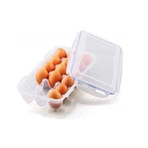 لوك اند لوك علبة مستطيل لحفظ البيض بلاستيك ١٨ بيضة  - HPL955 Lock & Lock Lock & Lock