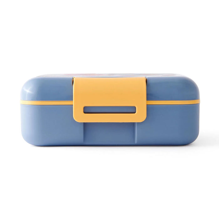 جوندول لانش بوكس (19*17*14.5 سم) شوكة+ملعقة بلاستيك رمادى - G-224GR