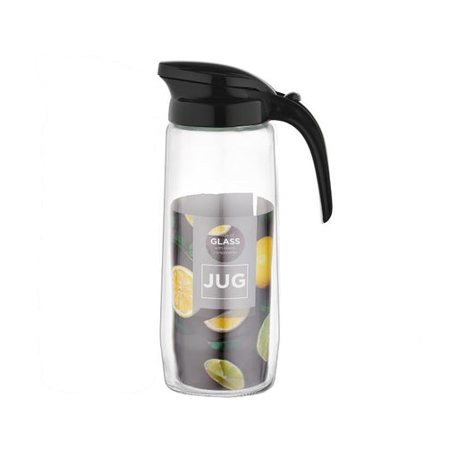 رينجا شفشق بيد وغطاء  ( 1.5 لتر ) زجاج اسود - 111020BL