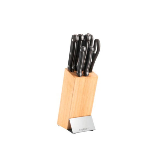 بيرج هوف اسينشيالز طقم سكاكين مطبخ 7 قطع استانليس استيل اسود - 1307025