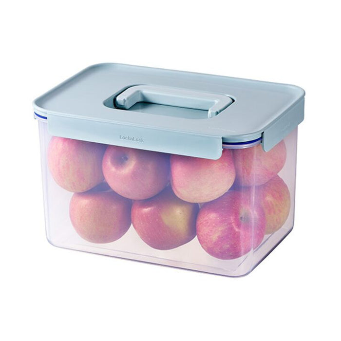 لوك اند لوك كلاسيك بلس علبة مستطيلة بيد ( 6 لتر ) بلاستيك ازرق - HPL408HM