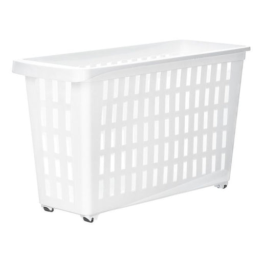 جوندول منظم تخزين بعجل 17.5 *46.5 *26.5 سم بلاستيك ابيض - G-327