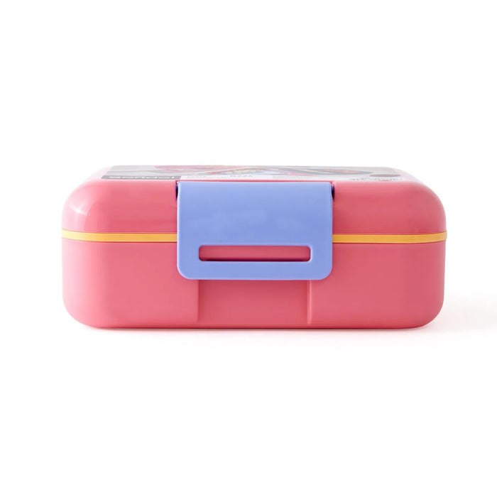 جوندول لانش بوكس (19*17*14.5 سم) شوكة+ملعقة بلاستيك روز - G-224P