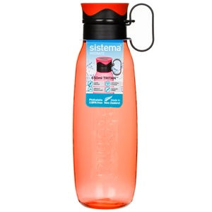 سيستيما زجاجة مياه بلاستيك 650 مل احمر  - 2066503R