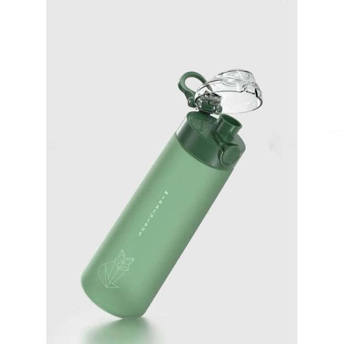 رينجا زجاجة مياة بشفاطة 730 مل بلاستيك اخضر  - 912136G