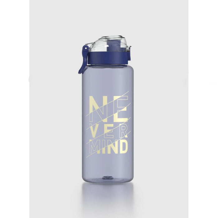 رينجا زجاجة مياة بشفاطة 1 لتر بلاستيك ازرق - 912138B