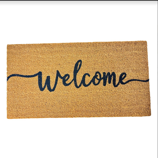 دواسة باب ويلكم  55*90 سم مستطيلة بيج - 90238/55