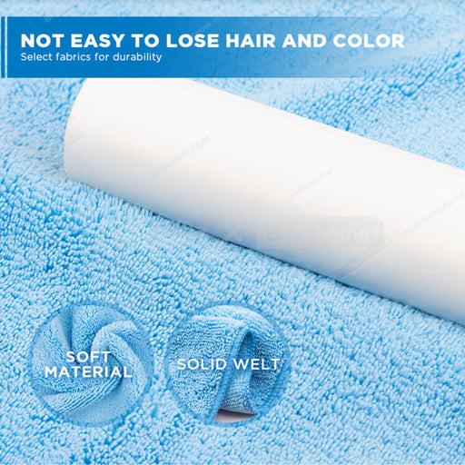 كلينر طقم فوط 10 قطع ميكروفيبر ازرق- GSG015