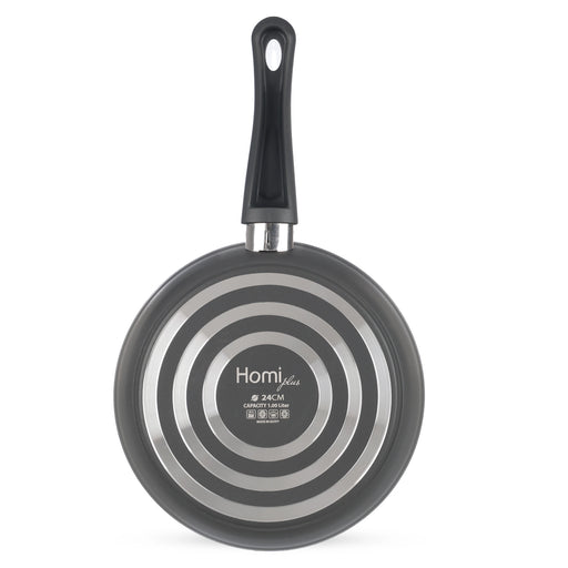 هومي طقم طاسات 3 قطع جرانيت رمادى - H-9000