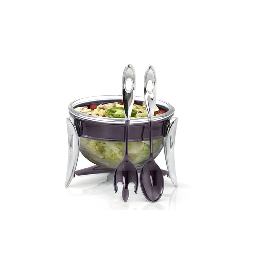 رويال ألفريدو طقم سلطة ( معلقة+ شوكة )  3 لتر ستناليس ستيل فضى * فامبه - 991 BL