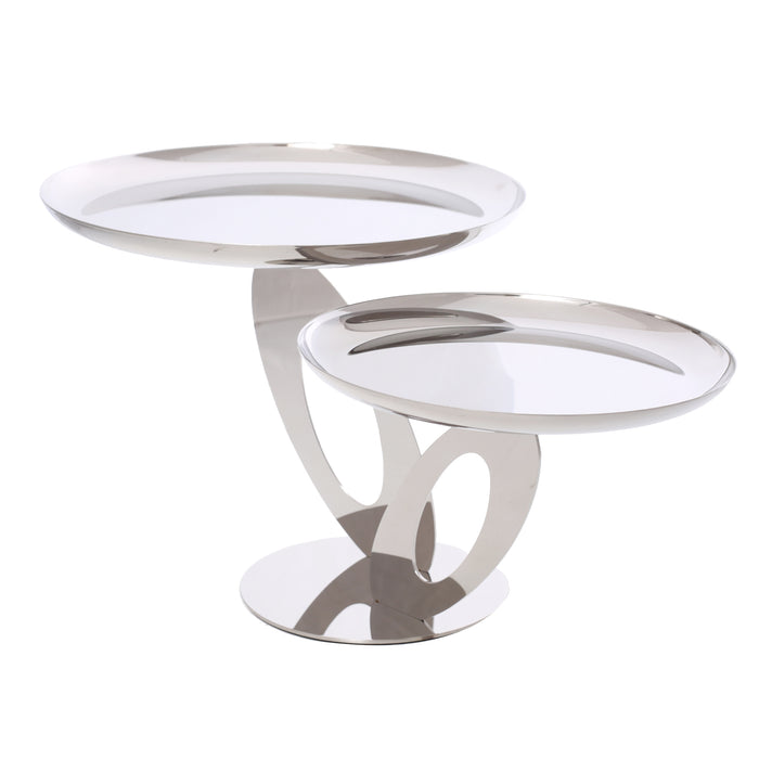 شيالة رويال الفريدو 2 حامل استانليس استيل فضى - A2S