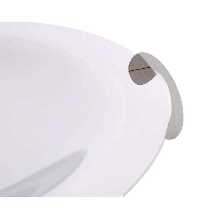 رويال ألفريدو سرفيس مدور 3 رجل استانليس استيل فضى - B1S