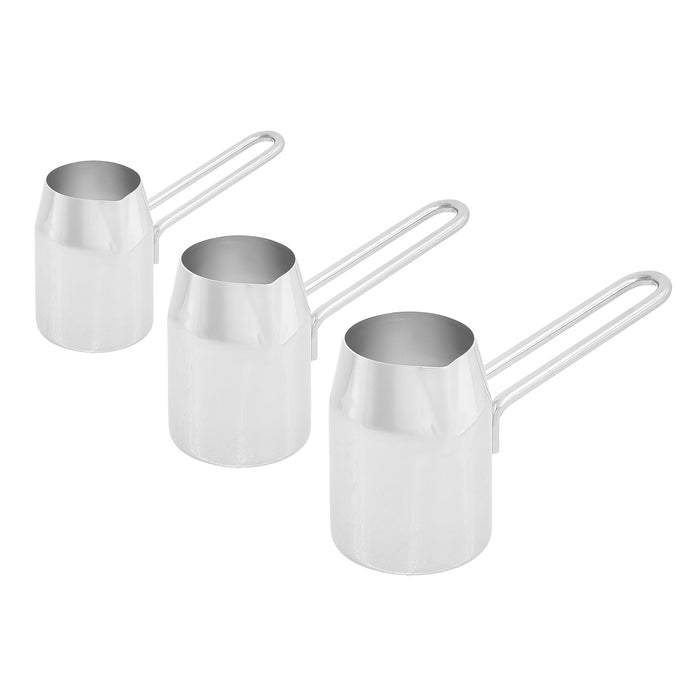 رويال ألفريدو طقم كنك قهوة ستانلس ستيل ٣ قطع بالحامل فضى - ARF3