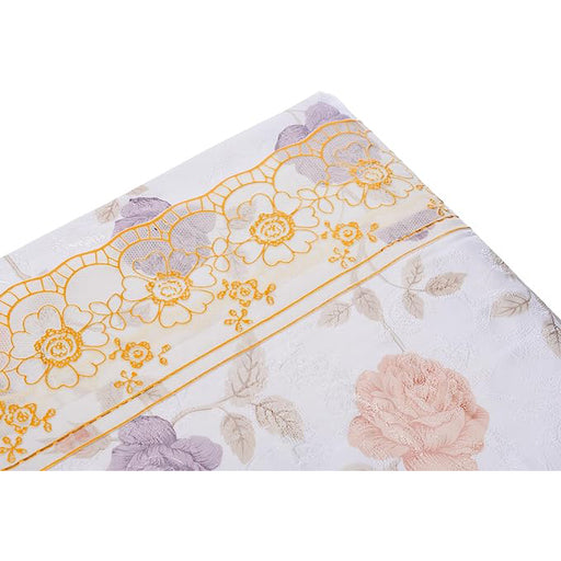 مفرش مائدة مستطيل (260 * 160سم ) مشمع ابيض - 288GB-WTL010