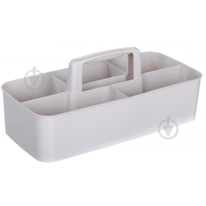 جوندول منظم مقسم( 15 *32.5 * 13 ) سم بلاستيك ابيض - G-563W