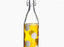 سيرف زجاجة مياة 1لتر زجاج بغطاء اصفر - 91980888Y