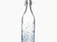 سيرف زجاجة مياة 1 لتر زجاج بغطاء شفاف - 91991662