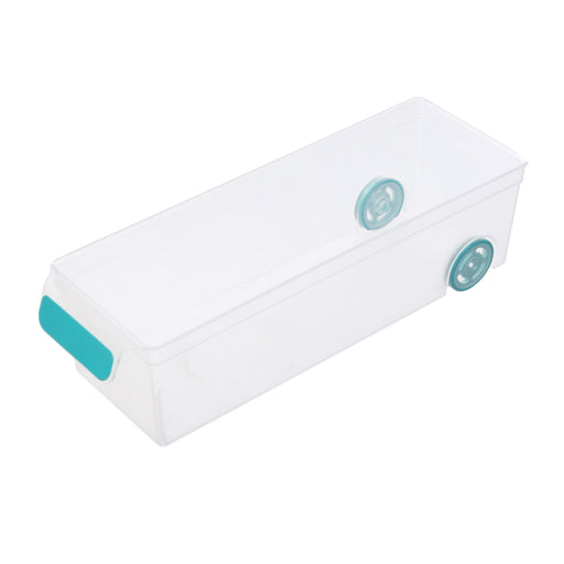 جوندول رول ان منظم ثلاجه بعجلات بلاستيك متعدد الالوان- G-725