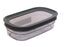 جوندول علبة طعام مستطيلة 650 مل بلاستيك رمادى - G-894