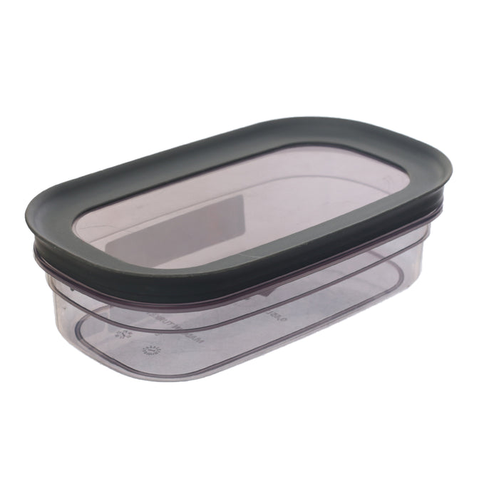 جوندول علبة طعام مستطيلة 650 مل بلاستيك رمادى - G-894