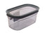 جوندول علبة طعام مستطيلة 1 لتر بلاستيك رمادى - G-895