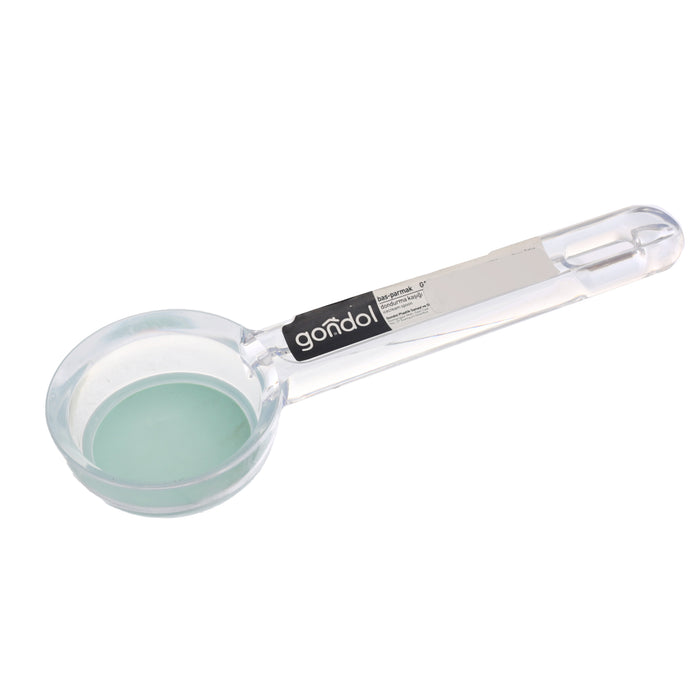 جوندول معلقة ايس كريم 6.5*3*19 سم بلاستيك شفاف/تركواز - G-131T