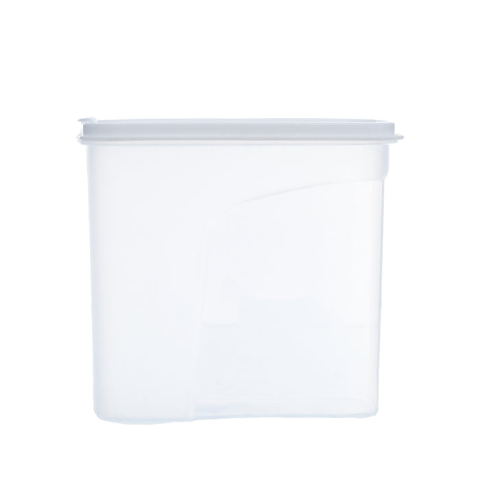 جوندول حافظة طعام مستطيلة 1.80 لتر بلاستيك ابيض - G-287W