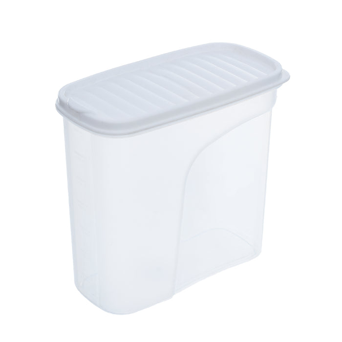 جوندول حافظة طعام مستطيلة 1.80 لتر بلاستيك ابيض - G-287W