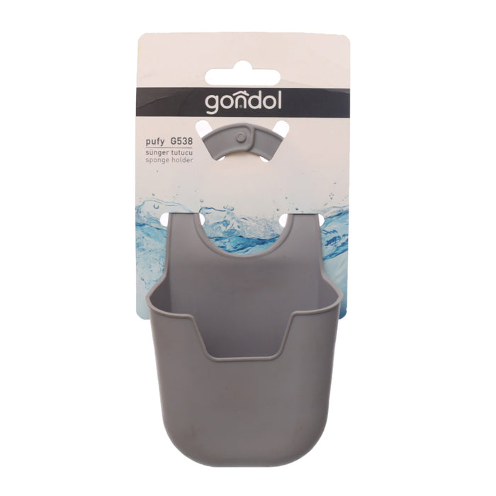 جوندول حامل اسفنج سيليكون رمادي فاتح - G-538LG