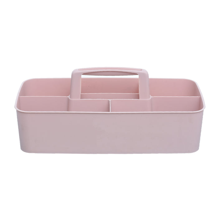 جوندول منظم مقسم( 15 *32.5 * 13 ) سم بلاستيك روز - G-563P