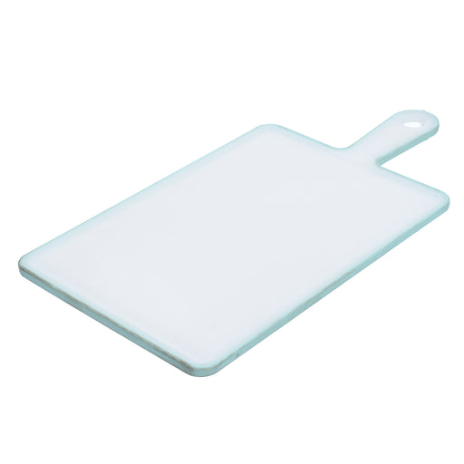 جوندول لوح تقطيع مستطيل بيد ( 21 * 40 سم ) بلاستيك تركواز  - G-565-MTU