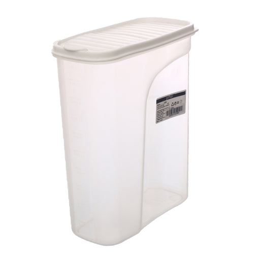 جوندول حافظة طعام مستطيلة 2.50 لتر بلاستيك ابيض -G-288W