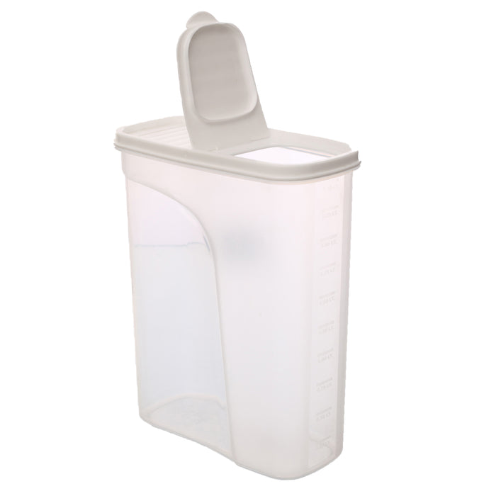 جوندول حافظة طعام مستطيلة 2.50 لتر بلاستيك ابيض -G-288W