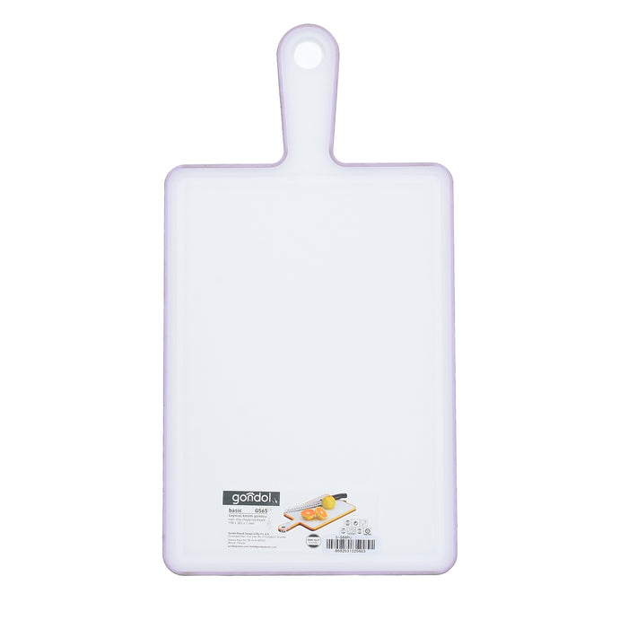 جوندول لوح تقطيع مستطيل بيد ( 19 * 36.5 سم ) بلاستيك بنفسجى - G-565PU