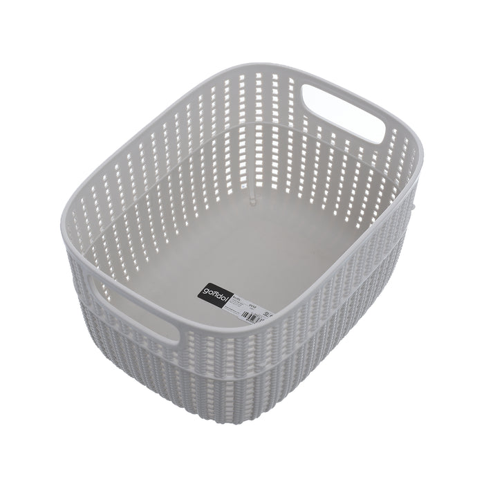 جوندول سبت بلاستيك مستطيلة  6.80 لتر بيج - G-650IV