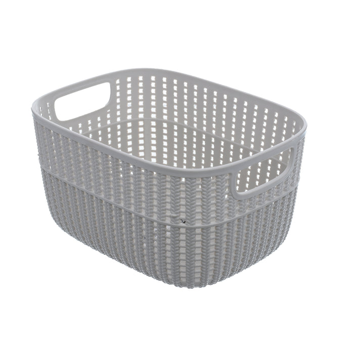 جوندول سبت بلاستيك مستطيلة  6.80 لتر بيج - G-650IV