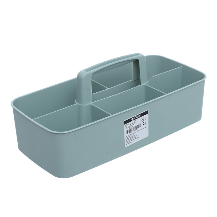 جوندول منظم مقسم( 15 *32.5 * 13 ) سم بلاستيك تركواز - G-563T