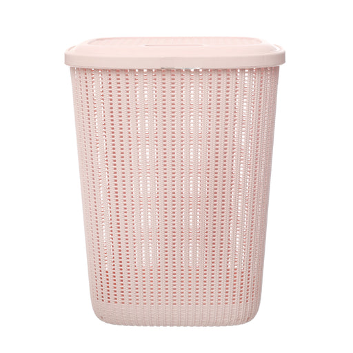 جوندول سبت غسيل بلاستيك مستطيلة 57 لتر روز - G-654P