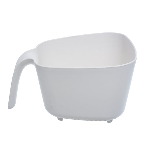 جوندول مصفاة بيد 2.40 سم بلاستيك ابيض - G-76W