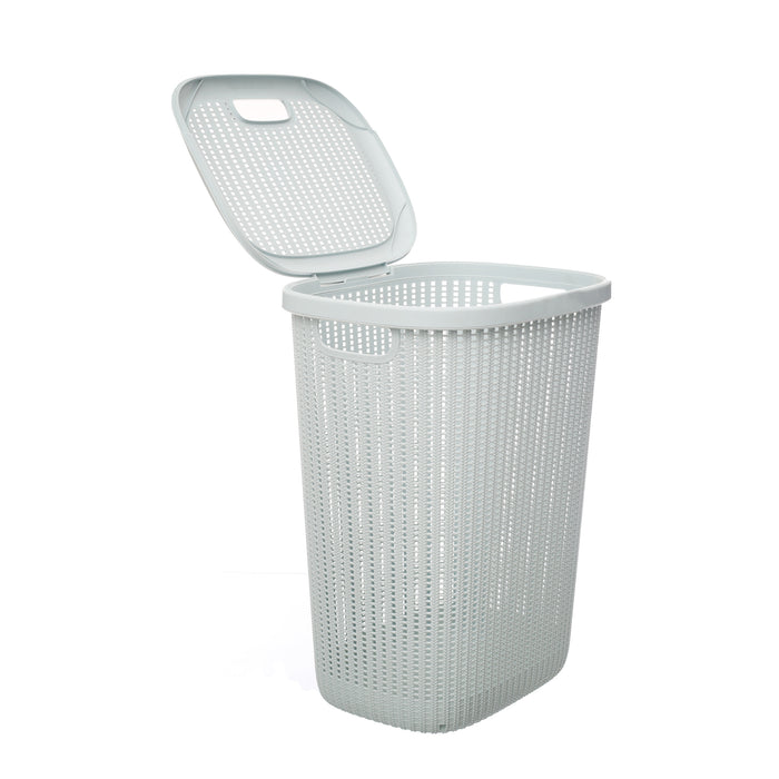 جوندول سبت غسيل بلاستيك مستطيلة 57 لتر ازرق - G-654BB