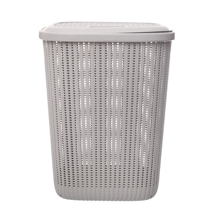 جوندول سبت غسيل بلاستيك مستطيلة 57 لتر رمادى - G-654GY