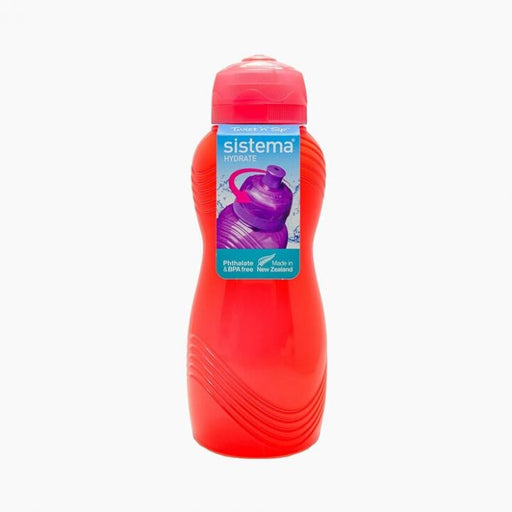 سيستيما زجاجة مياه بلاستيك 600 مل احمر - 2006004R