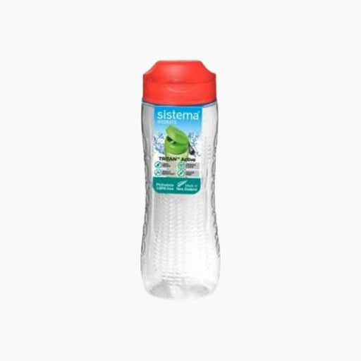 سيستيما زجاجة مياه بلاستيك 800 مل احمر - 65001R