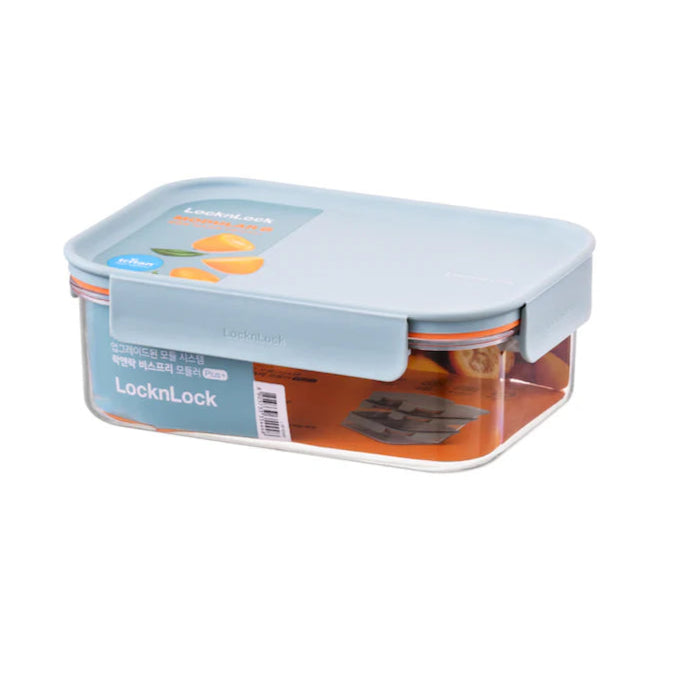 لوك اند لوك علبة مستطيل (910 مل) بلاستيك مينت - LBF404RM