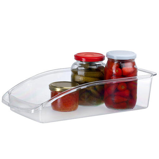 جوندول منظم ثلاجه ( 15*33*8 ) سم بلاستيك شفاف - G-525