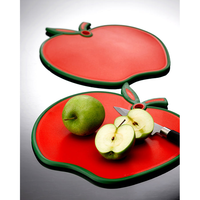 جوندول لوح تقطيع تفاحة ( 28 * 30.5 سم )بلاستيك احمر - G-457
