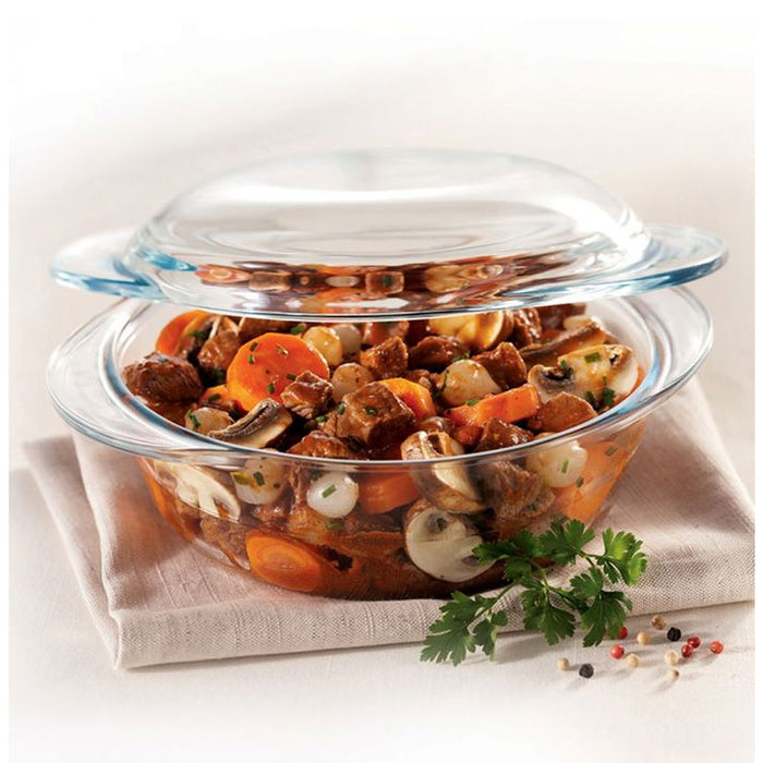 مارينكس كاسرولة دائري 2.8 لتر بغطاء زجاج شفاف - GD16457