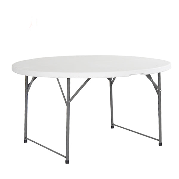 طاولة دائريه ( القطر 150 * 74 سم) بلاستيك أبيض - HY-R150B
