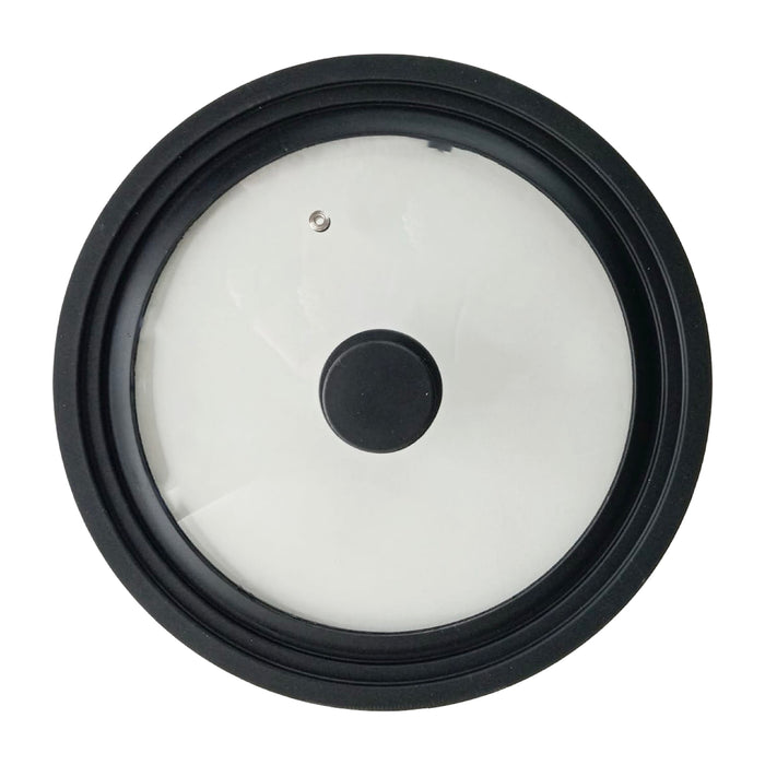 غطاء حلل و مقلايات متعدد المقاسات (26,28,30 سم) اسود - DV0041